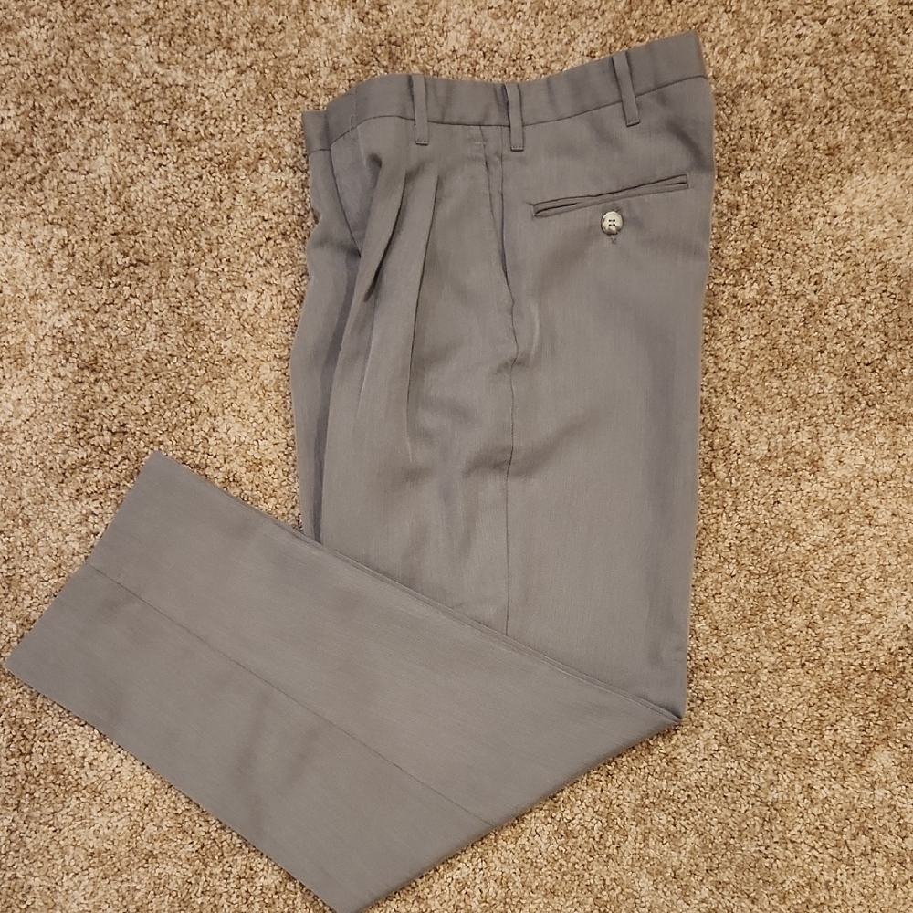 Boy's Gray Dress Pants, Waist 27, Size 14
